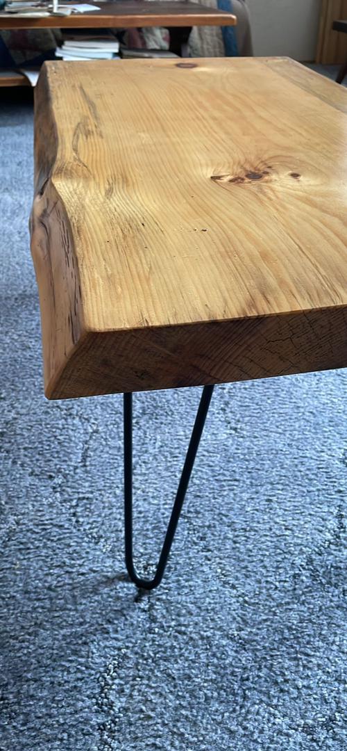 Rustic Elegance: Handcrafted Live Edge Pine
Coffee Table