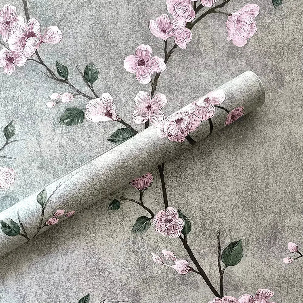 Flower Self Adhesive Wallpaper Peel Stick Removable Nature Floral DIY Home Decor